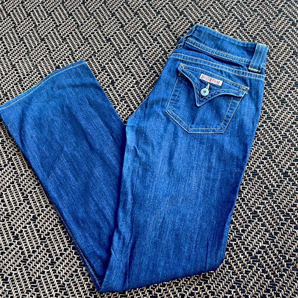 Vintage Hudson Dark Blue Wash Boot Cut Jeans‎